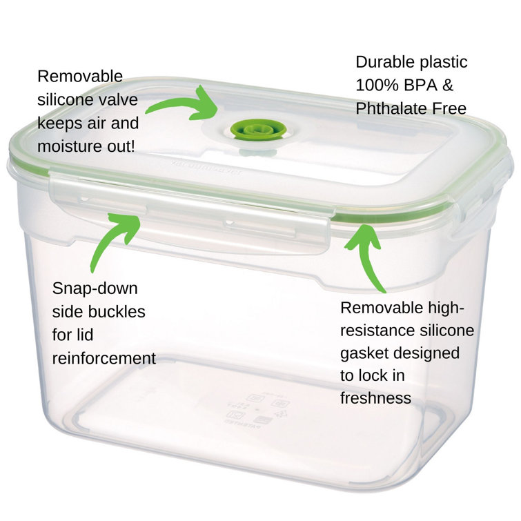 Lasting Freshness Vacuum Seal 9 Container Food Storage Set & Reviews